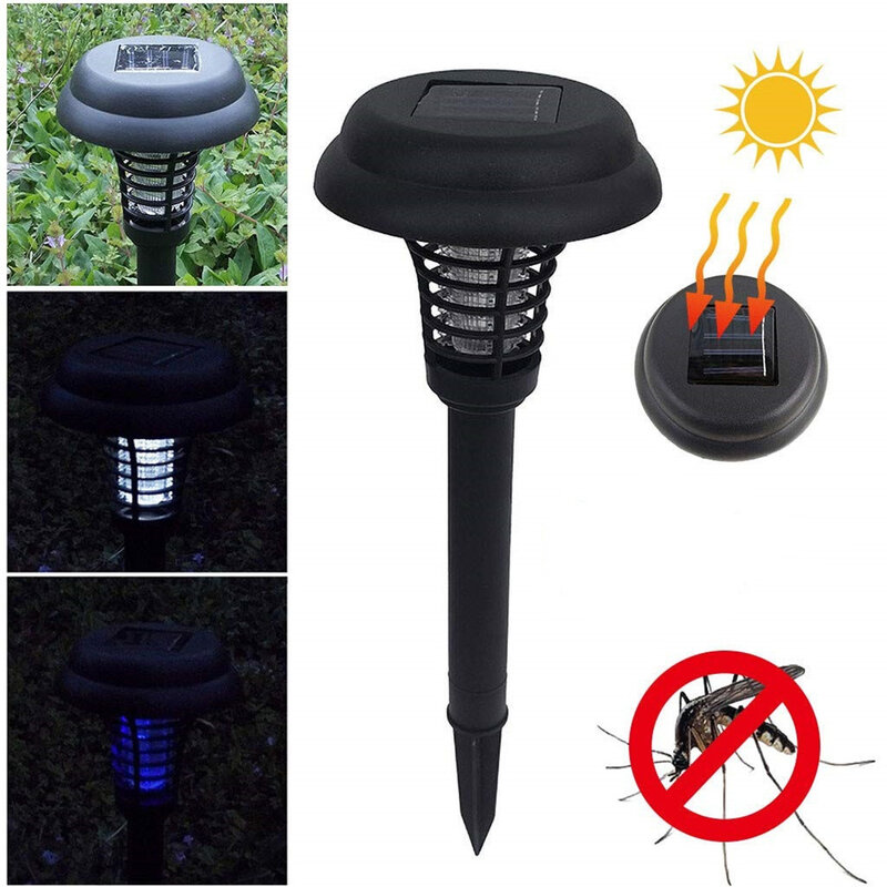태양광 LED 곤충 트랩 램프, 파리 해충 조명, 방수 잔디 조명, 야외 정원 마당용 장식