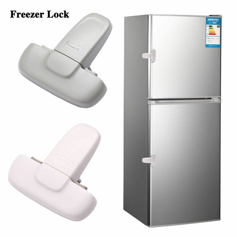 1Pcs Home Refrigerator Fridge Freezer Door Lock Catch Toddler Kids Child Cabinet Locks Baby Safety Child Lock