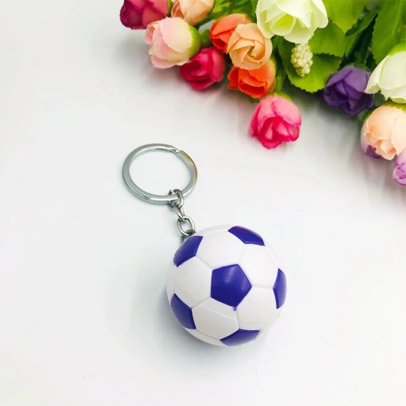 Simulazione Mini calcio portachiavi ciondolo palla ufficiale Souvenir attività regalo regalo creativo ornamenti appesi per i fan