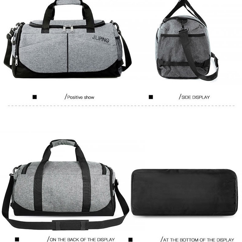 남녀공용 대용량 휴대용 여행 가방, 한국 버전, 패셔너블 등산 싱글 숄더 러기지 백, 30L