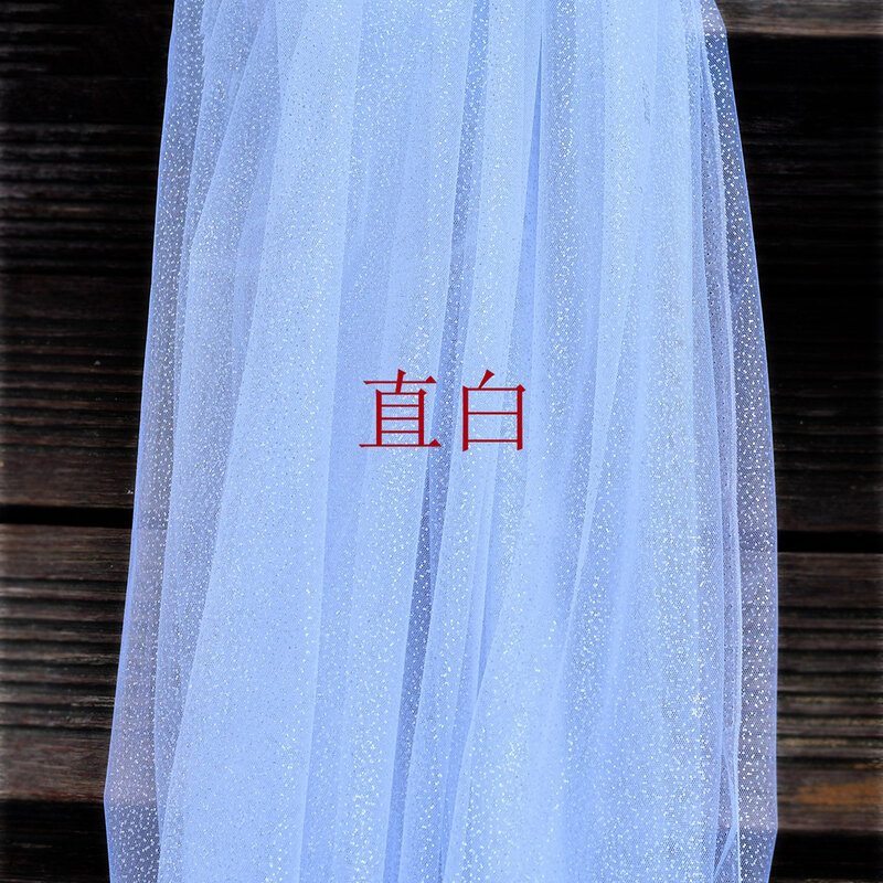 فستان زفاف من طبقة واحدة مع مشط للشعر ، حجاب زفاف ، BL4005