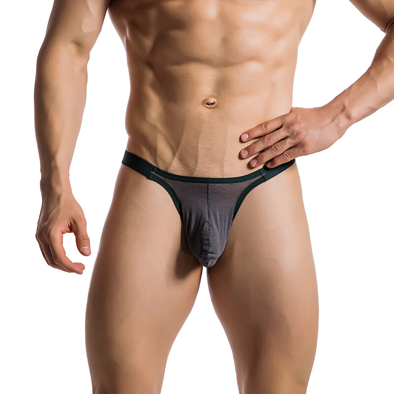 CLEVER-MENMODE เซ็กซี่บิกินี่ผู้ชายกระเป๋าชุดชั้นใน Tanga G String T-Back ชุดชั้นในเร้าอารมณ์ดูผ่าน Underpants
