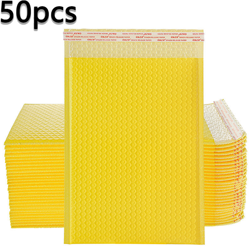 15x20 18x23cm Bubble Mailer 50PCS Self-Seal Packaging Small Business Supplies Padded Envelopes Bubble Envelopes Mailing Bags