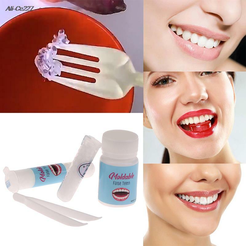 Resin 10g/15g/20g Temporary Tooth Repair Kit Teeth And Gaps FalseTeeth Solid Glue Denture Adhesive Teeth Whitening Tooth Beauty