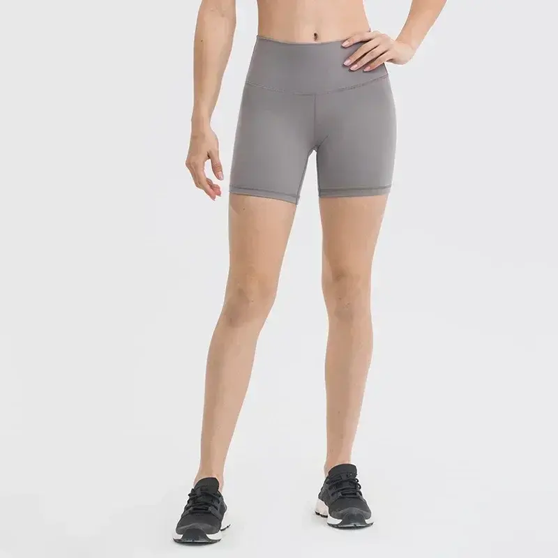 Lemon Align damskie krótkie spodnie sportowe z wysokim stanem oddychające szybkoschnące bieganie Fitness trening spodnie do jogi spodenki rowerowe spodnie