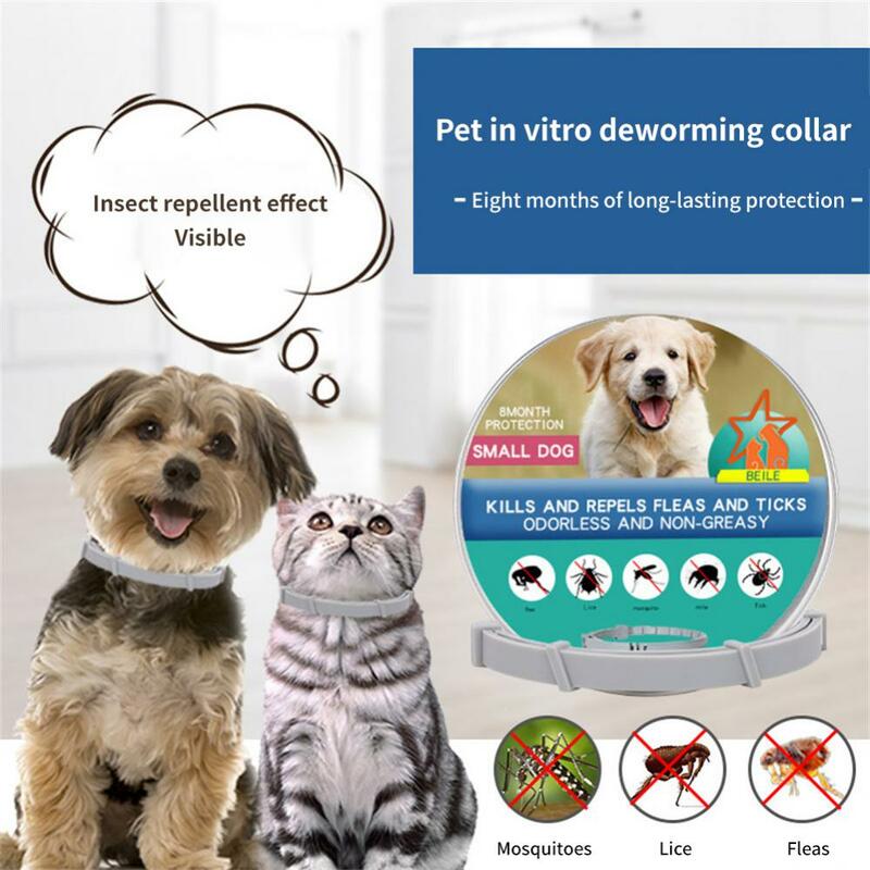 Collar antiparasitario para mascotas, 1/2/4 piezas, 1 caja/bolsa, herramientas para proteger las pulgas de las mascotas, perros y gatos, suministros convenientes para mascotas