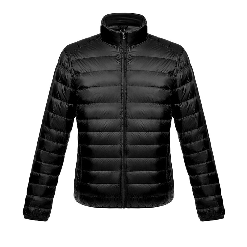 새로운 남성 화이트 덕 다운 재킷 캐주얼 방풍 코트, 가을 겨울 2022