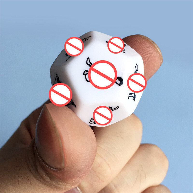 Funny Valentine's Day Gift Sex Dice Adult Games Prop Lovers Romantic Anniversary Toy Erotic Craps Dice Wedding Party Supplies