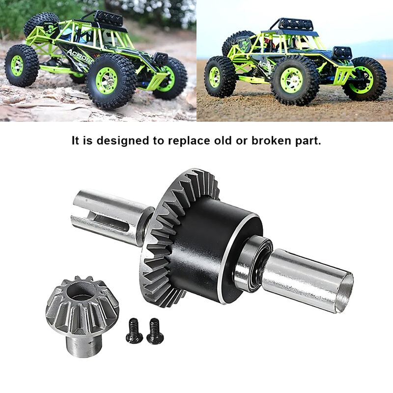 Metal Front Differential Assembly Drive Gear For 1 12 Wltoys 12428 Part Power And Efficiency