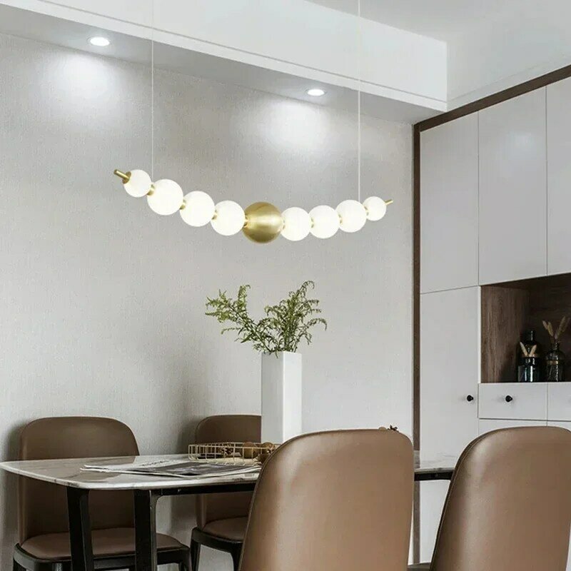 Домашний декор, Минималистичная современная светодиодная Люстра для гостиной, спальни, кабинета, обеденного стола, круглая лампа, осветительные приборы для виллы, отеля
