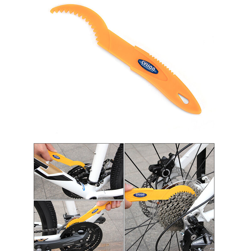 6 pezzi detergente per pignoni per catena moto Kit di pulizia per ciclismo portatile spazzole per Scrubber per bicicletta strumento per lavaggio bici per strada di montagna