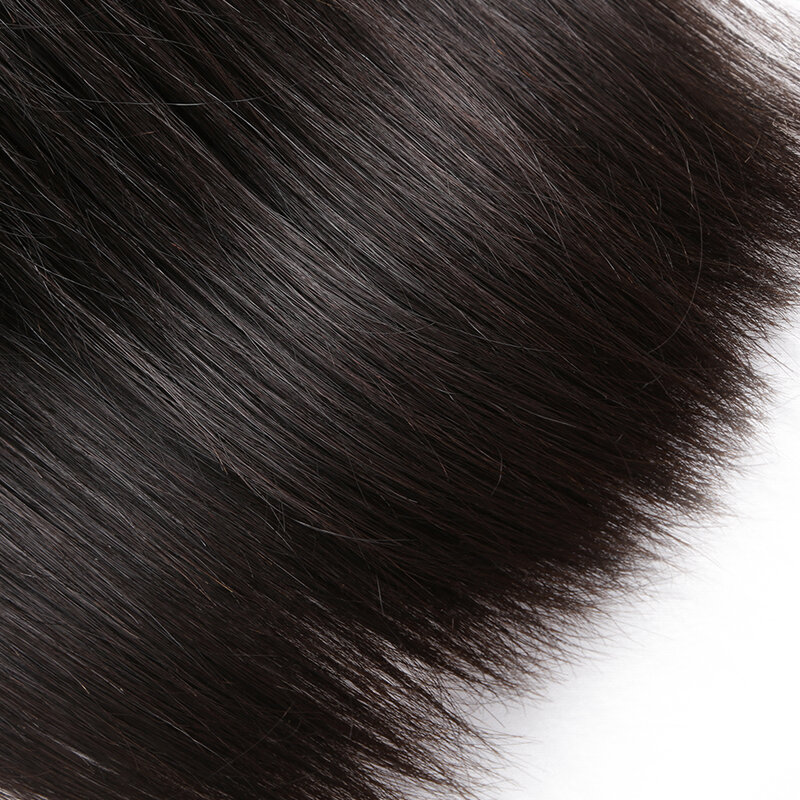 NextFace-mechones de cabello humano Natural, pelo liso peruano, 10A, grado 20, 22, 24, 26 y 28 pulgadas