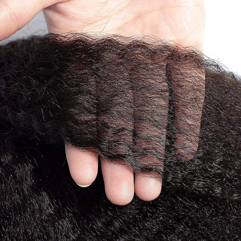 Yaki perwersyjne peruki z ludzkich włosów dla czarnych kobiet 13x4 koronkowe przednie wolna część 12 cali brazylijskie włosy Remy peruka z krótkim bobem