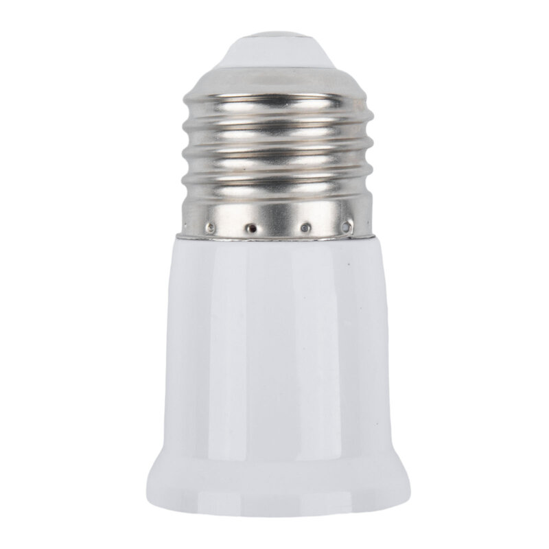 E27 To E27 Extend Socket Base Plastic White 3cm 1.2 Inch Extension Base Light Bulb Socket Extender High Quality