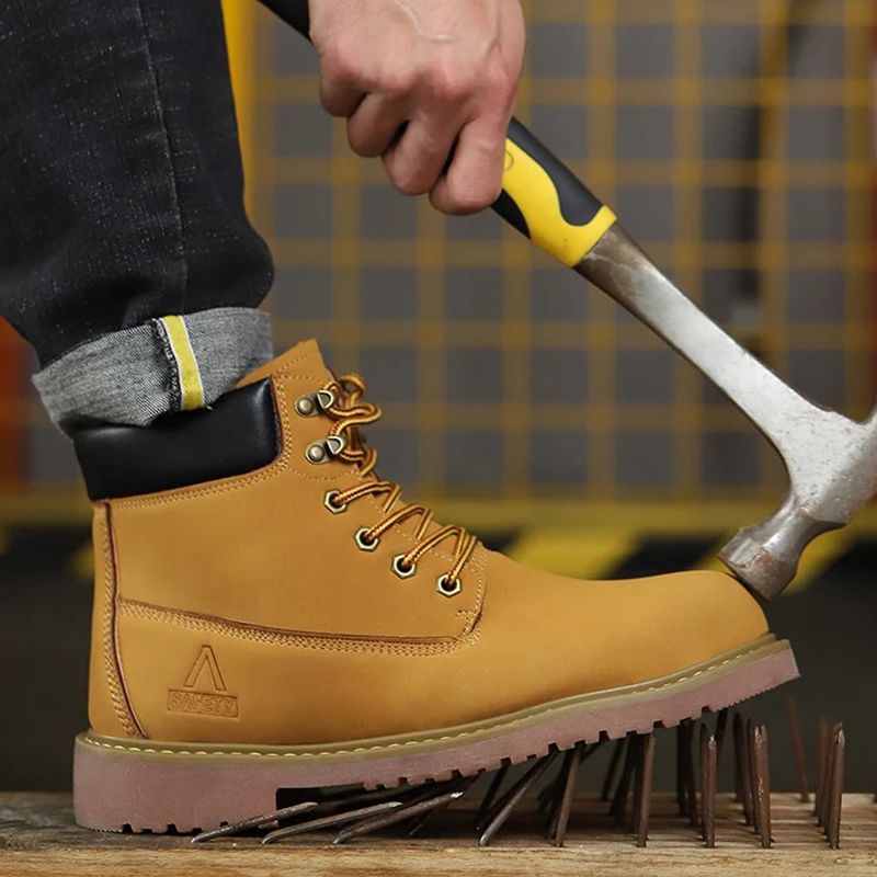 Męskie buty ochronne stalowa nasadka na palec antypoślizgowe antypoślizgowe wodoodporne do pracy