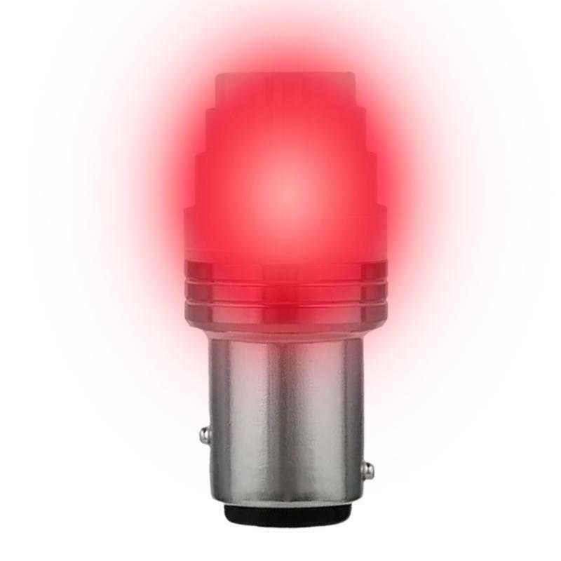 Lampu rem motor LED Super terang, lampu ekor peringatan untuk lampu strobo pengganti lampu belakang