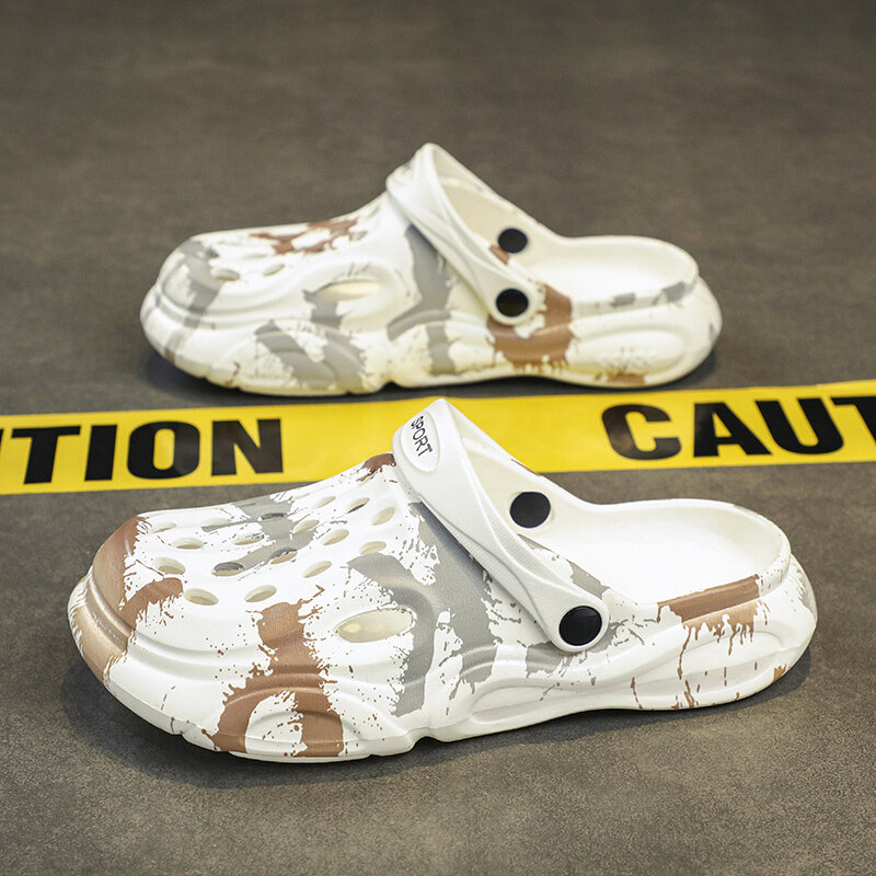 Męskie sandały domek letniskowy pantofel plażowy Sneaker EVA lekkie męskie obuwie sportowe sandały pantofle darmowa wysyłka