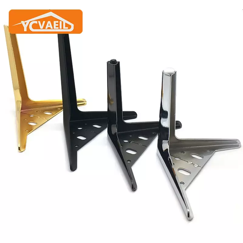 4pcs Metal Sofa Legs for Furniture Feet Black Gold Tv Cabinet Bed Coffee Table Legs Desk Stool Chair Foot Hardware 12/15/18/25cm