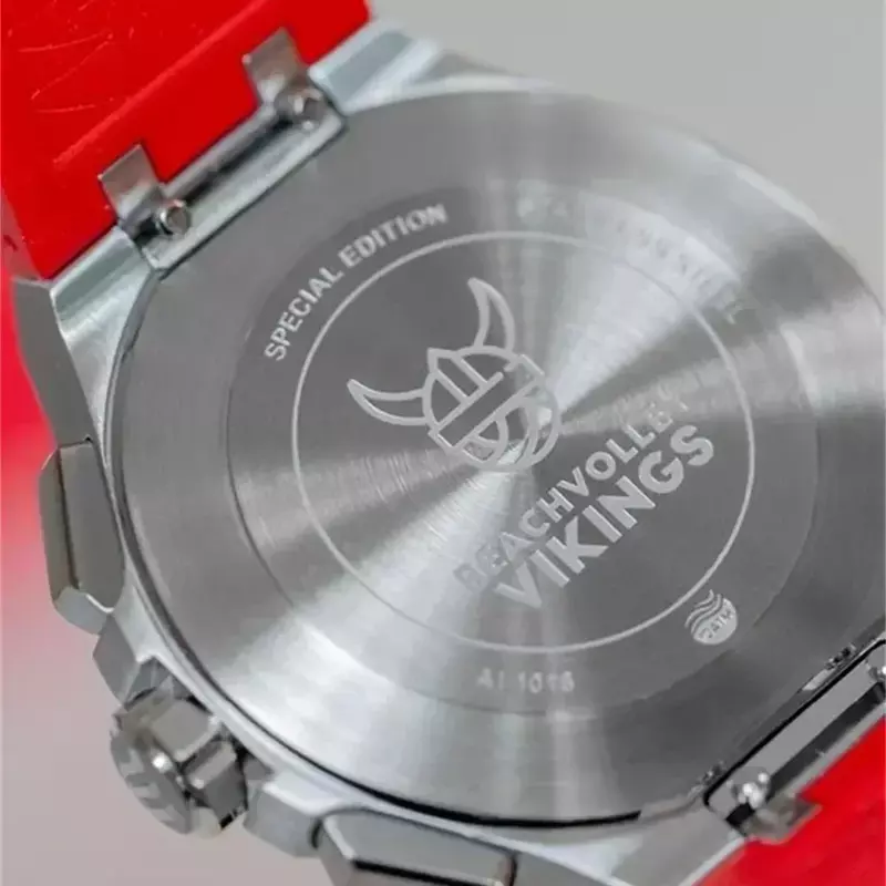 Maurice Lacroix Aikon Tide 남성용 스포츠 시계, 고무 스트랩, 방수 쿼츠 스마트 워치, 자동 날짜 시계