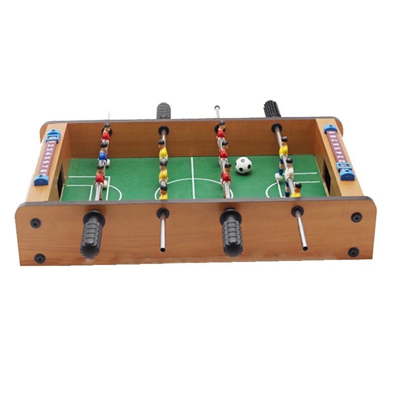 Children's Table Football Table Wooden Tabletop Educational Toys Table Football Set Camping Essential
