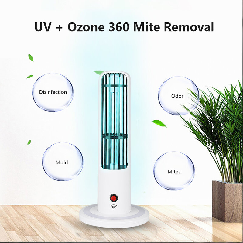 UV 오존 살균 램프, 가정용 살균 램프, 360 도 전구 오존, 가정용 깨끗한 공기 야간 조명