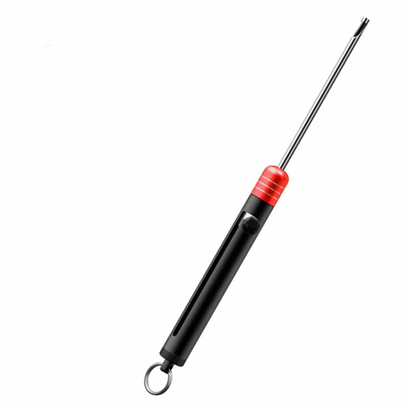 1Pcs Retractable Fish Unhook Extractor Detacher Hook Remover Disgorger Knot Picker Tier Aluminum Safety Portable Fishing Tools