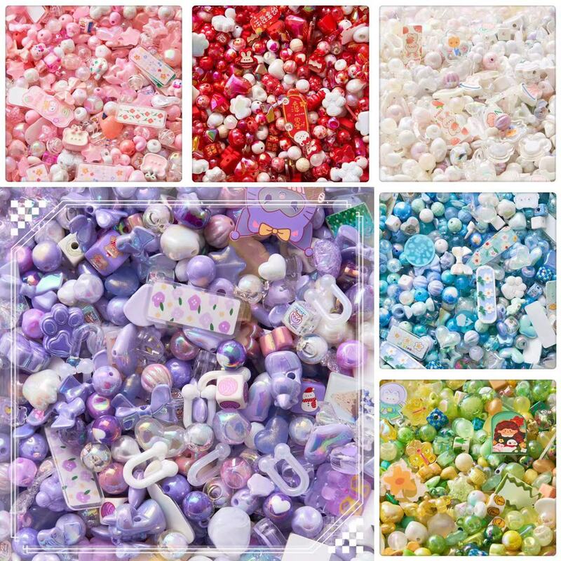 100ml Diy Resin Acrylic Spacer Beads For Bracelet Necklace Charms Jewelry Making Supply Pearl Handmade High Quality Accessorie