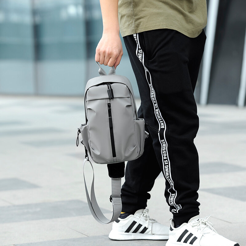 Male Crossbody Chest Bag Fashion Casual Water Resistant Sling Bag for Men Pro Custom Logo 슬링백