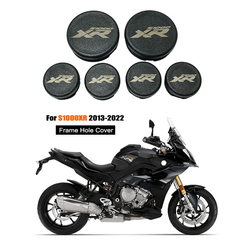 Motocicleta Frame Hole Cover Caps, Chassis Plugues para BMW S1000XR S 1000XR S1000 XR 2013-2022 2019 2020 2021, 6 peças