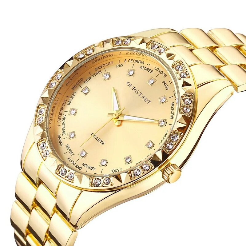 Nowe mody kalendarz pary zegarek kobiety mężczyźni zegarki taśma ze stali nierdzewnej zegarek Relogio Feminino miłośników stopu kwarcowy zegarek