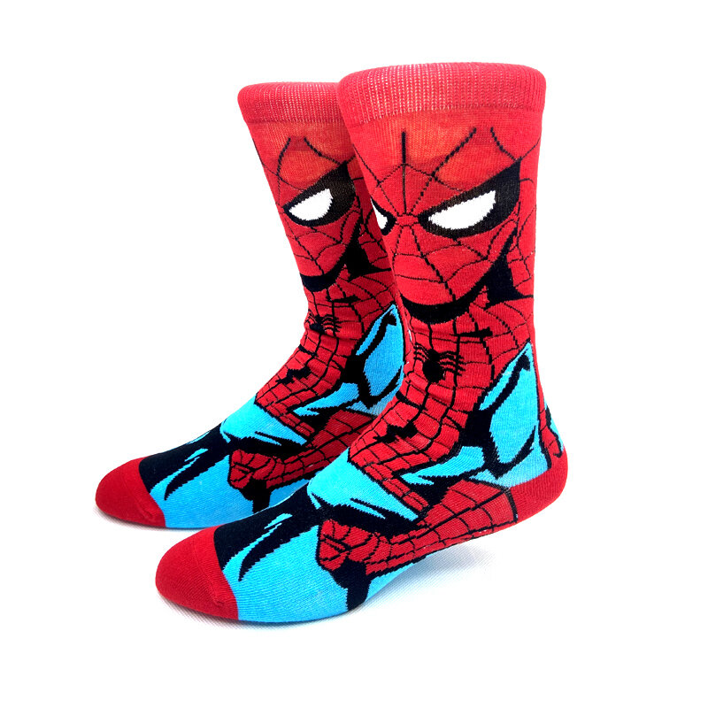 1 пара, Новое поступление, мужские и женские носки из аниме-фильма Marvel, мужские носки для косплея до щиколотки, Индивидуальные забавные носки в стиле хип-хоп