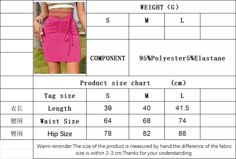 Minifalda de cintura alta para mujer, falda a la cadera con cordones, doblada con cordón, YSQ26, 2024