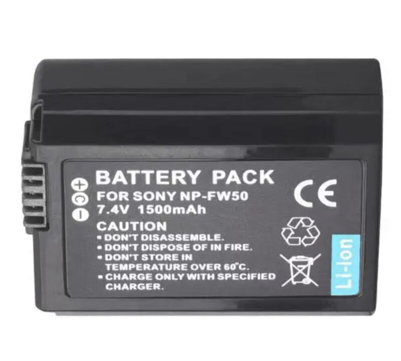 Np-fw50 câmera bateria fw50 bateria é adequado para sony nex-5n micro única câmera bateria para ficar por e tirar mais fotos para