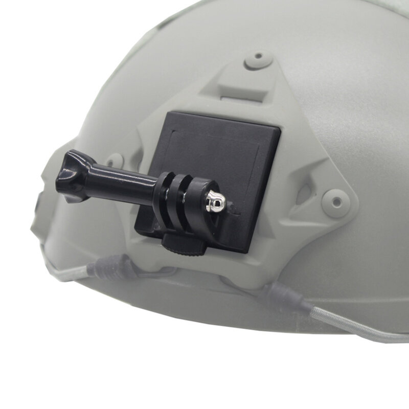 Tactical capacete Base adaptador, montagem fixa para GoPro herói ação câmera, RÁPIDO, MICH, NVG, acessórios