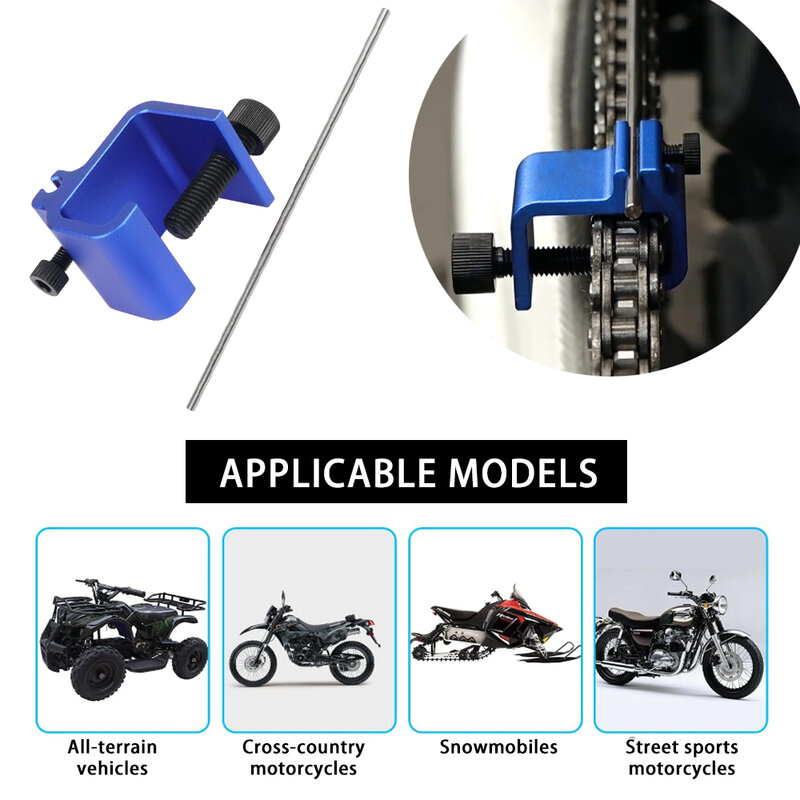 Ferramenta de alinhamento de corrente precisa rápida, Roda dentada universal para motocicleta, Bicicleta ATV, Sport Dirt Bike