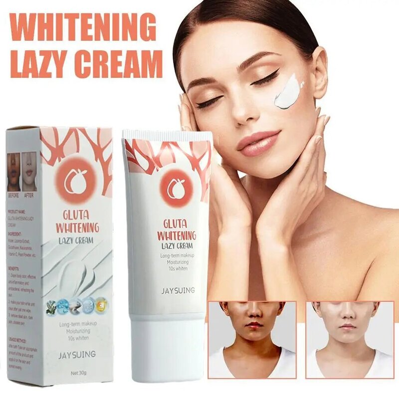 Niacinamide Whitening Cream Fades Freckle Dark Spots Face Gel Vitamin C Improve Dullness Brighten Nourish Skin Care