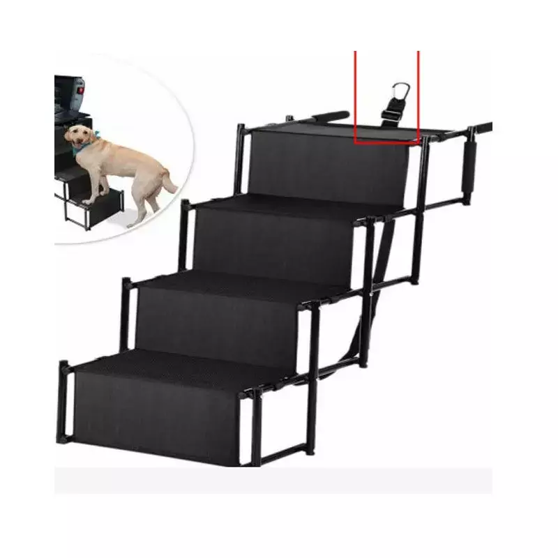 Dog Cat Pet Ramp Ladder Portable Outdoor Collapsible Adjustable Design Strong Bearing Capacity Outdoor Dog Ramp for Car