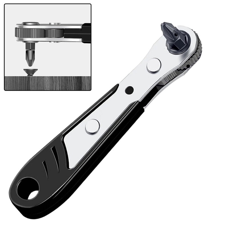 Chiave a cricchetto esagonale cacciavite a chiave adattatore da 1/4 ''a sgancio rapido per la riparazione di macchine per elettrodomestici strumenti manuali