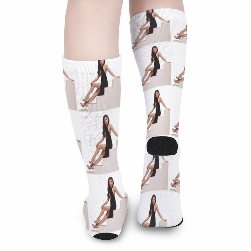 Anna Kendrick- a بسيط صالح الجوارب الرجال هدية جورب الرجال المشي لمسافات طويلة عدم الانزلاق لكرة القدم الجوارب