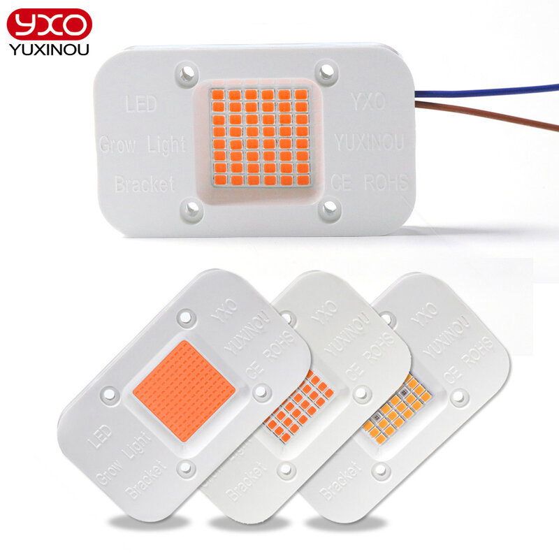 50W COB LED Phát Triển Đèn Hàn Giá Rẻ AC 220V DOB Chip LED Đèn Pha Thực Vật Phát Triển Phát Triển đèn Lều LED Phytolamp