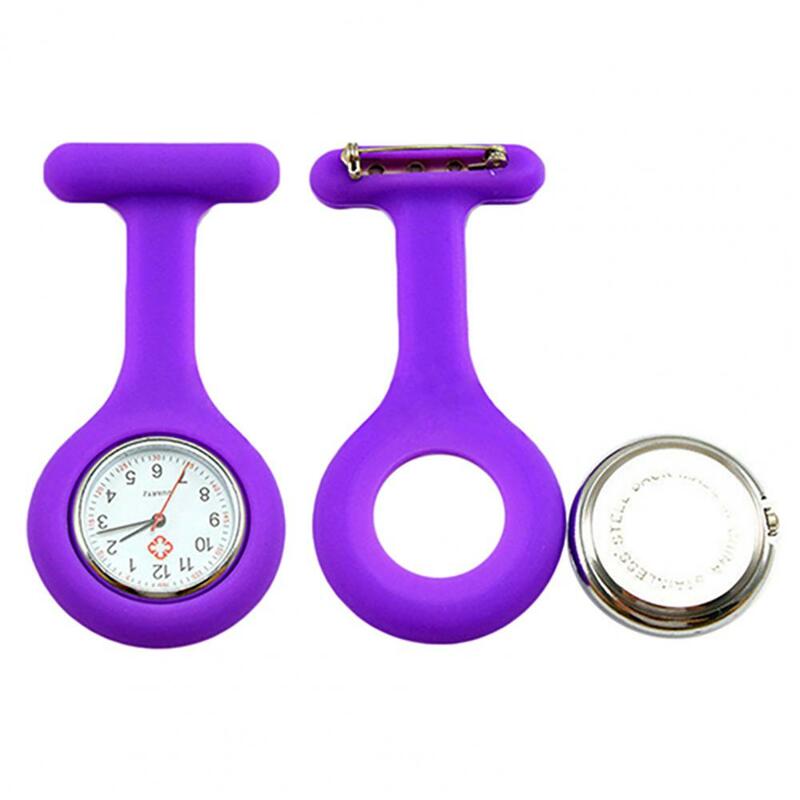 Silicone enfermeira relógio mini bonito bolso relógios de bolso médico relógio de bolso com chave pinos relógio de bolso pendurado relógios de quartzo