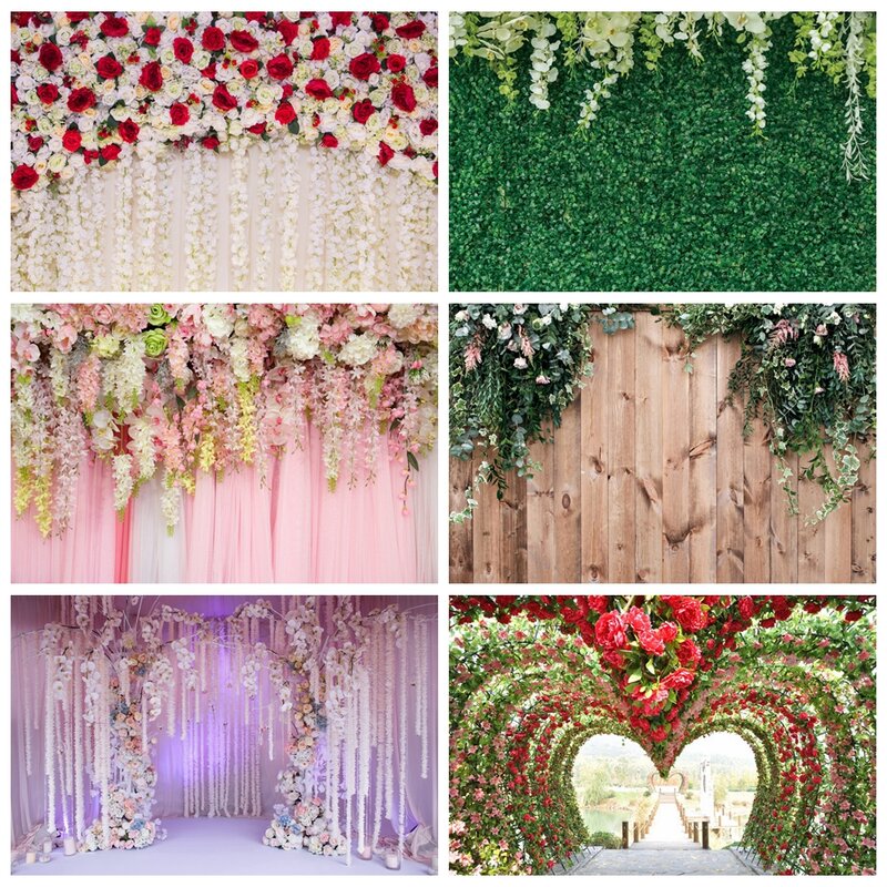 Telón de fondo de boda para ceremonia, ducha nupcial, Fondo de pared de flores florales, Miss To Mrs, compromiso, novia para ser, Pancarta, accesorios para fotos