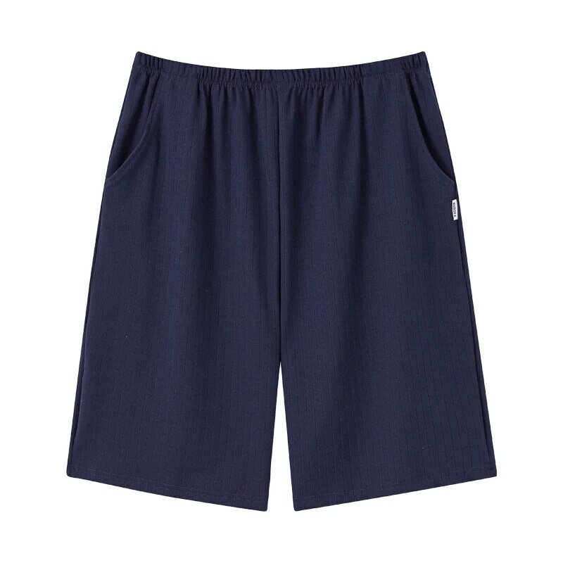 Male pajamas summer modal cotton short pants Japanese style simple elastic waist casual large size L-5XL men home sleep bottoms