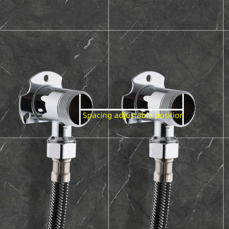 1/2 "3/4" rubinetto universale per bagno Base fissa rubinetto a parete adattatore per installazione presa doccia Mix parti della valvola dell'acqua