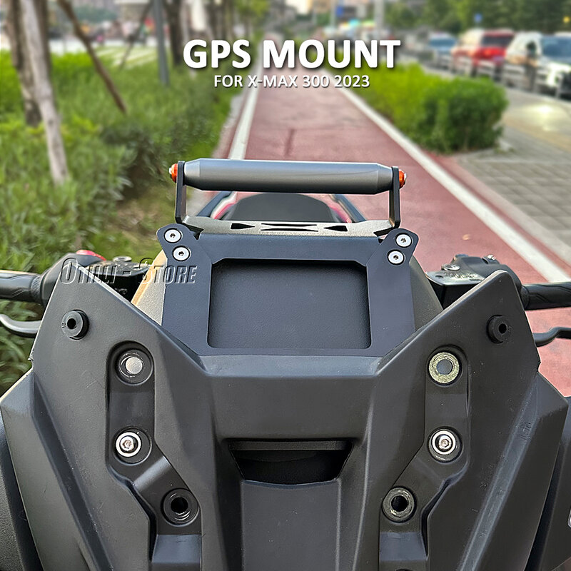 Suporte de montagem do telefone da motocicleta para Yamaha, pára-brisa, navegação GPS, X-MAX 300, X-MAX300, 2023, novo