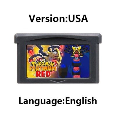 GBA Game Cartridge 32 Bit Video Game Console Card Pokemon Series Liquid Crystal FireRed Rocket Unbound Gaia Fabn Made for GBA