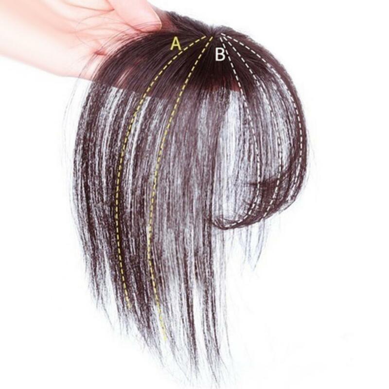 Модные 3D волосы Ins, искусственные бахромы, воздушные челки, парик, бесшовные, искусственные челки, парик, наращивание волос, накладные челки, натуральные шиньоны