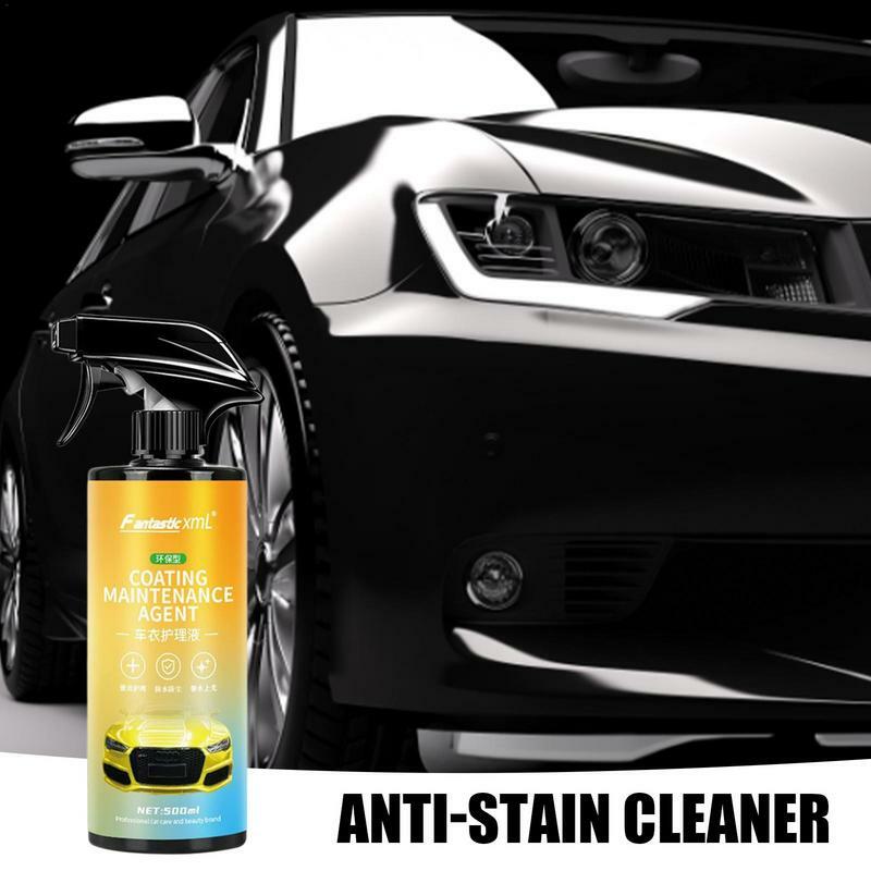 น้ำยาทำความสะอาดทำความสะอาดรถ500มล. สำหรับรถยนต์และน้ำยาทำความสะอาดฟิล์มรถยนต์น้ำยาเคลือบผงซักฟอกรถยนต์