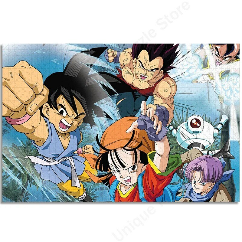 Dragon Ball Pieces Jigsaw Puzzle Assembling Picture Decompression Puzzles Toy for Adult Children Kid Educational Gifts
