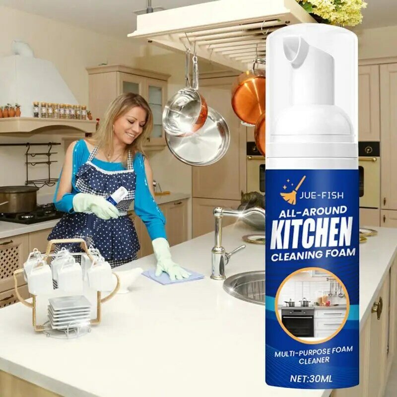 Spray de limpieza de enjuague multiusos, limpiador de cocina doméstico, producto de limpieza de espuma de seguridad para canal de agua